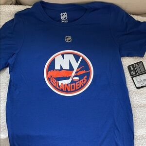 NHL Kids Blue Islanders Short Sleeve Tee